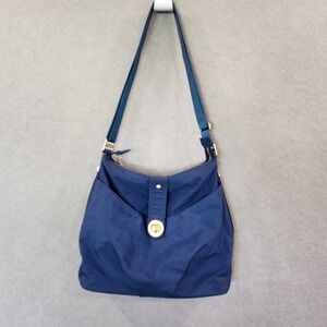 Baggallini Blue Crossbody with Gold Accents